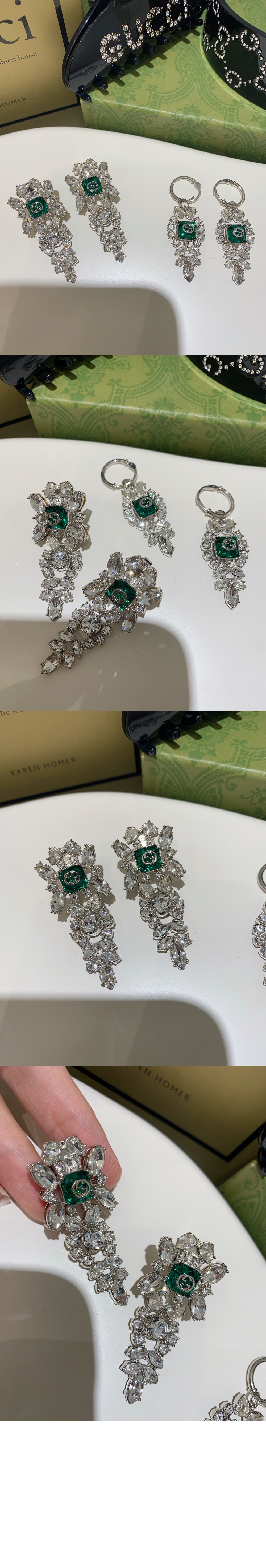 인터로킹 G 크리스털 귀걸이 676528 > Etc - 기타제품