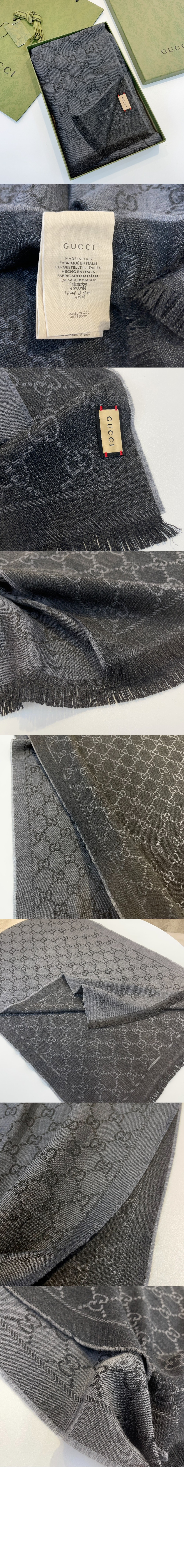 GG 자카드 패턴 니트 스카프 133483 > Etc - 기타제품