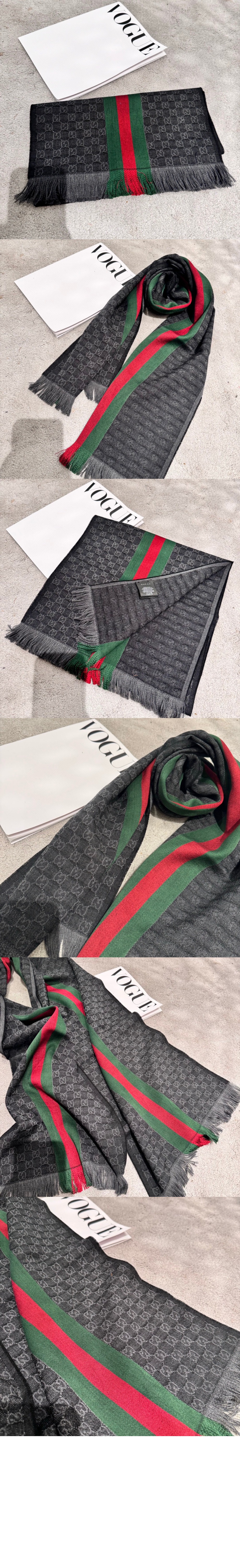 GG 자카드 패턴 니트 스카프 147351 > Etc - 기타제품