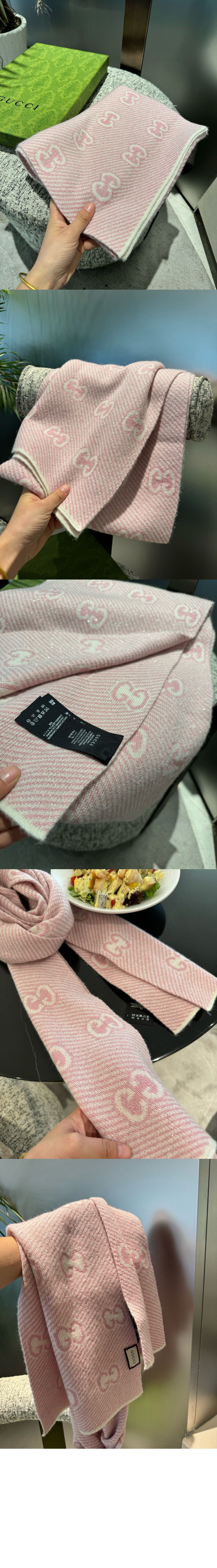 GG 자카드 패턴 니트  스카프 677795 > Etc - 기타제품