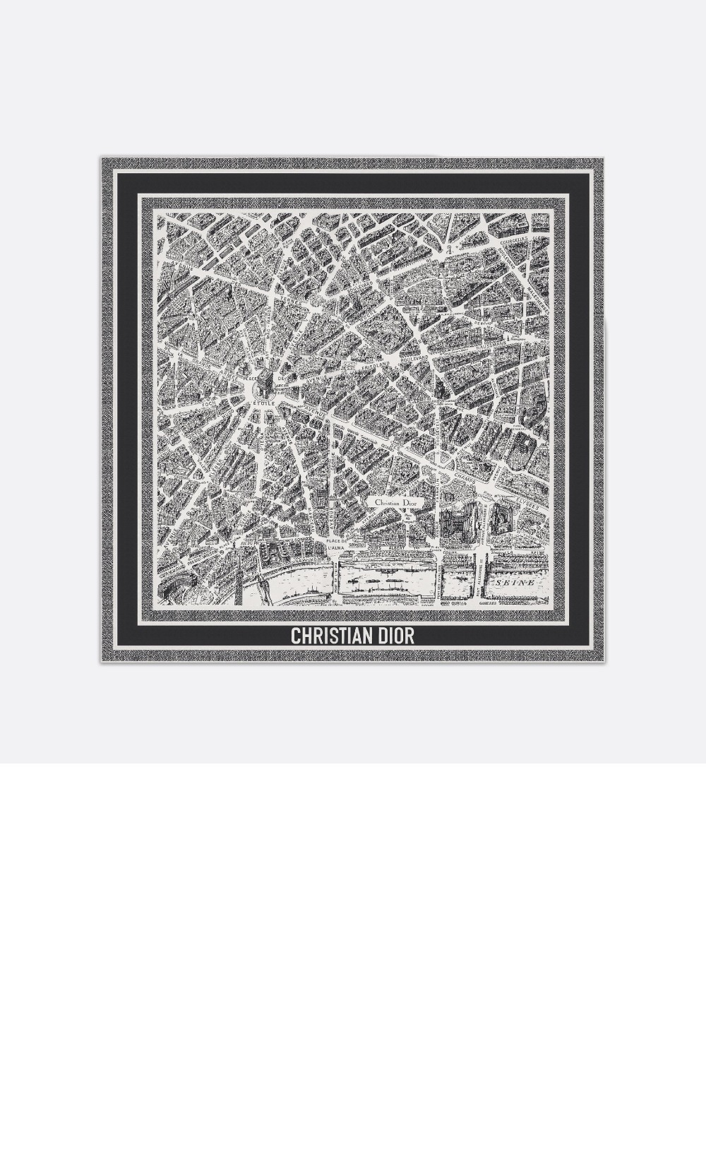 Plan de Paris 90 스퀘어 스카프 32PAR > 디올