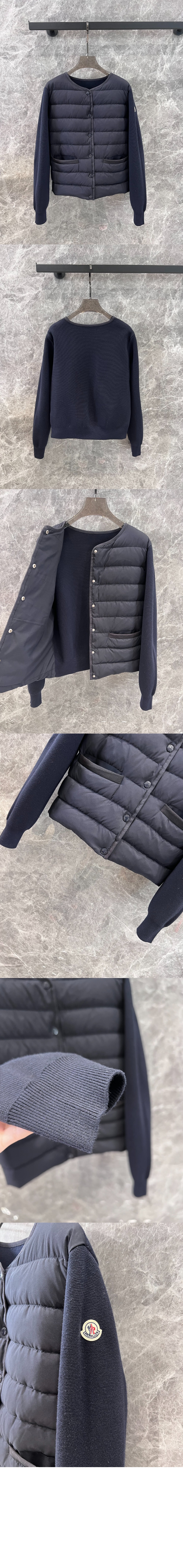 패딩 울 가디건 > Coat - 코트