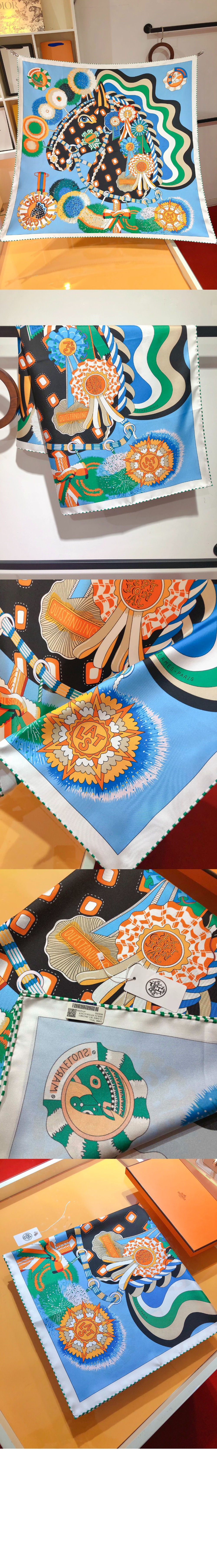 Cheval Mascotte 스카프 90 > 에르메스