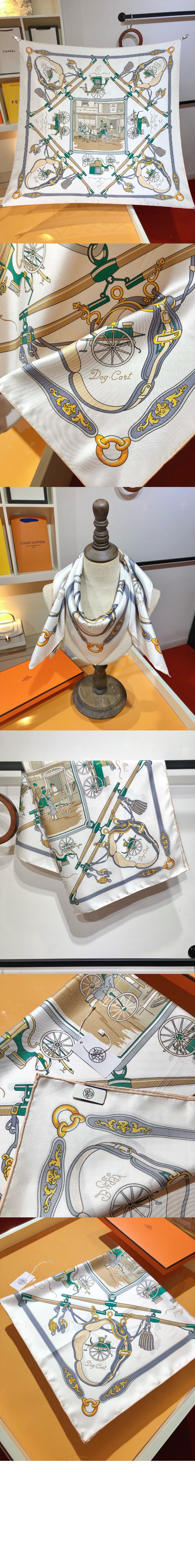 Palonniers 스카프 90 > 에르메스