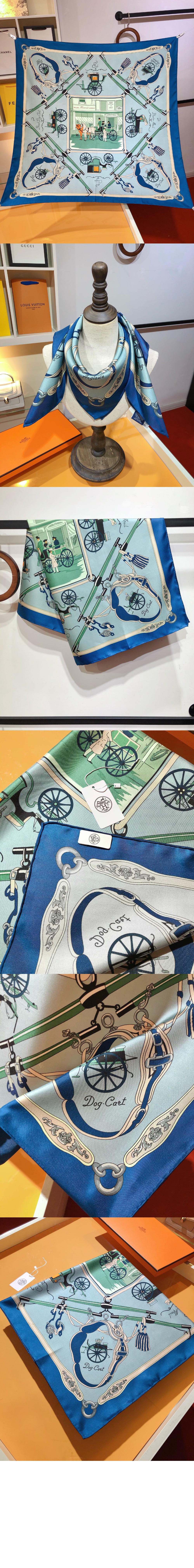 Palonniers 스카프 90 > 에르메스