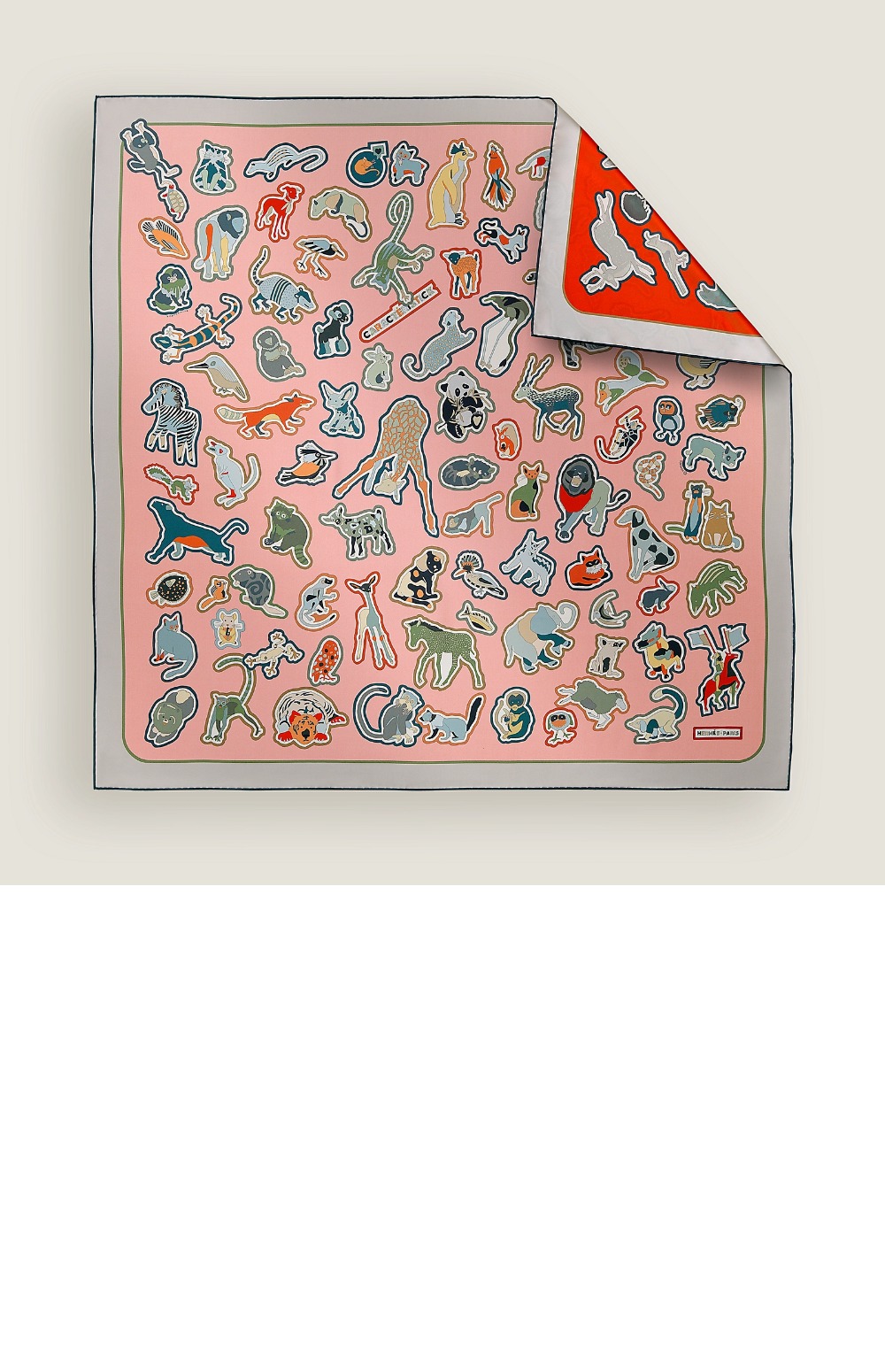 Caracteristick 더블 페이스 스카프 90 > 에르메스