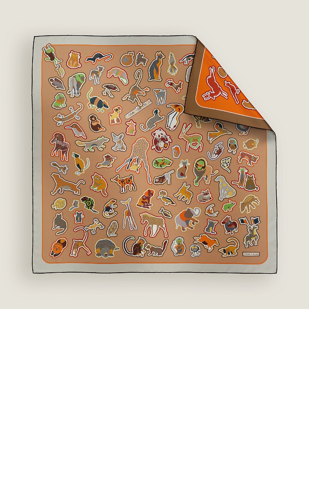 Caracteristick 더블 페이스 스카프 90 > 에르메스