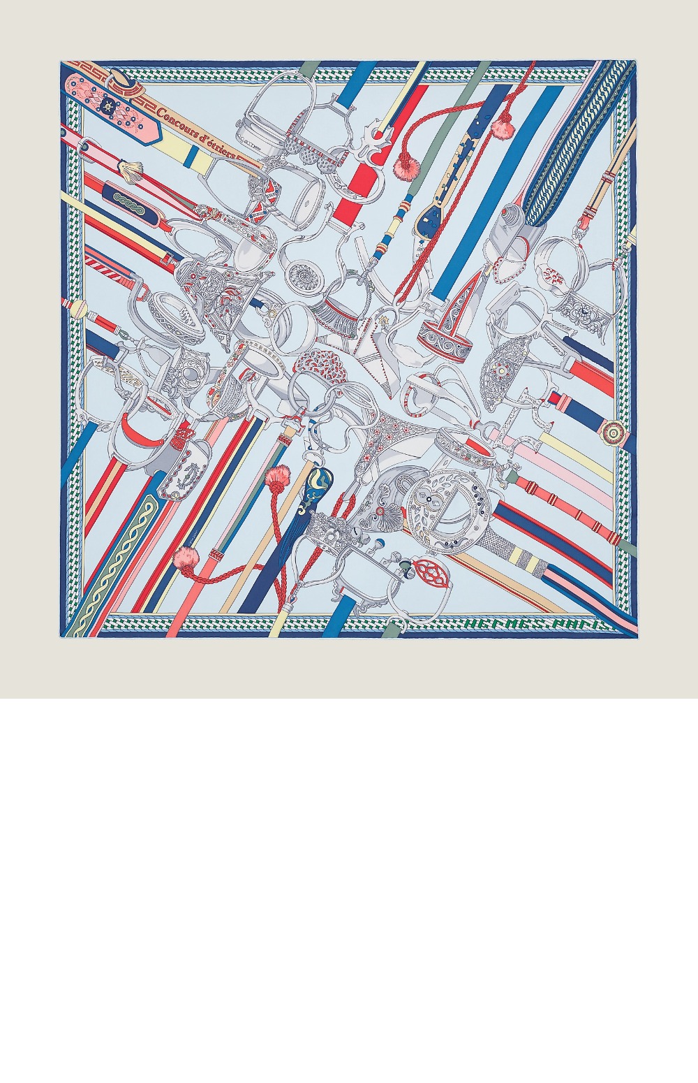 Concours d'Etriers wash 스카프 90 > 에르메스