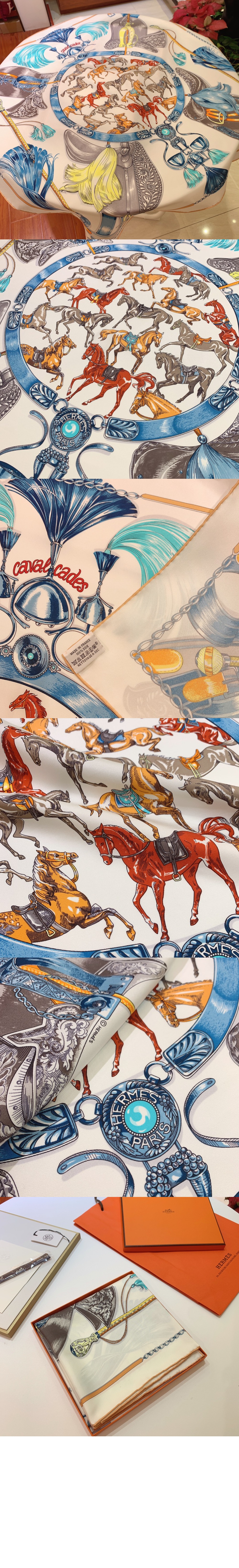 Cavalcades  스카프 90 > 에르메스