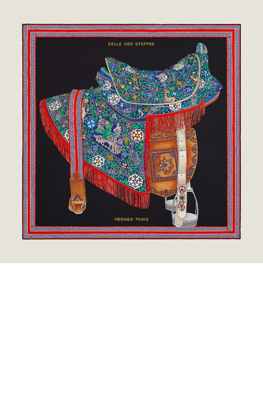 Selle des Steppes  스카프 90 > 에르메스