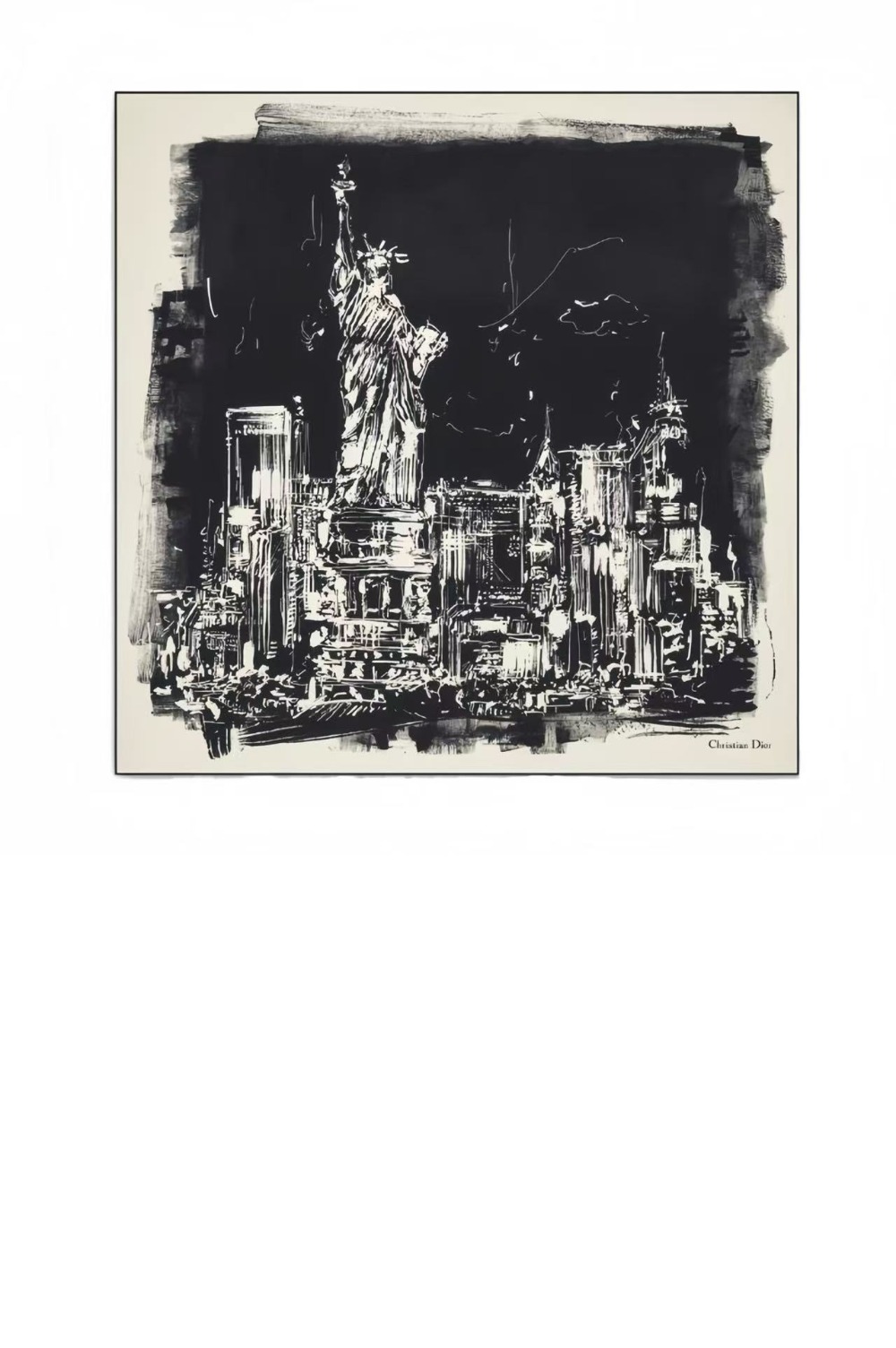 New York 90 스퀘어 스카프 44NYL > 디올