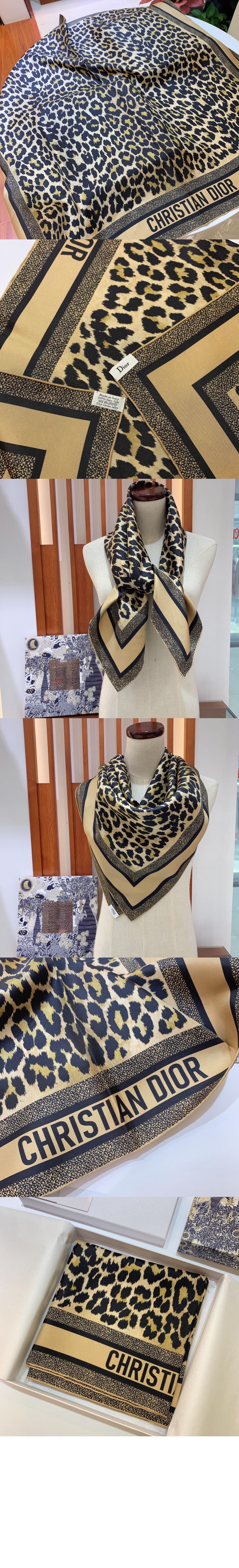 twin 스퀘어 스카프 15LEO > 디올