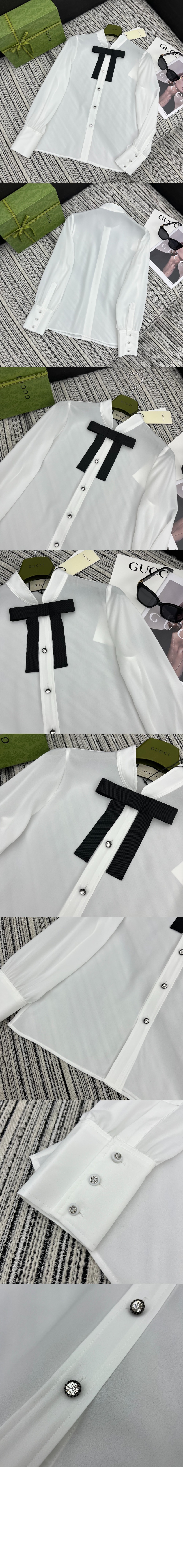 리본 타이 실크 셔츠 > Etc - 기타제품