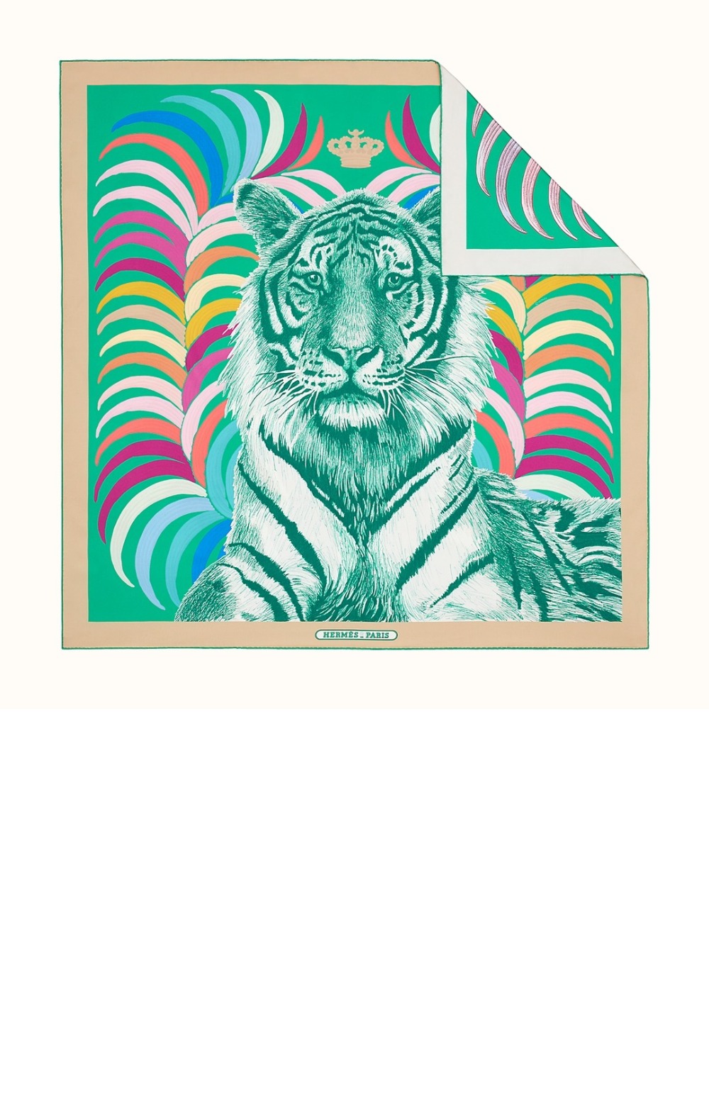 Tigre Royal 더블 페이스 스카프 90 > 에르메스