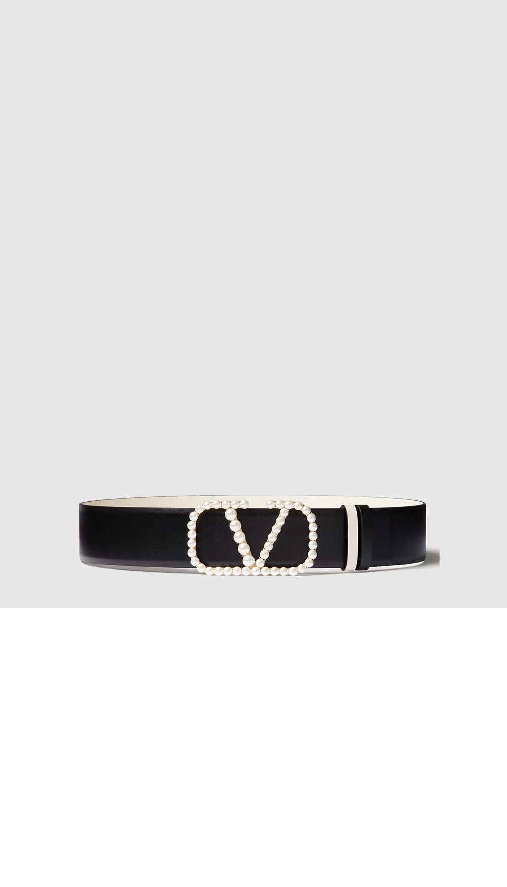 송아지 가죽 양면 벨트 > 발렌티노