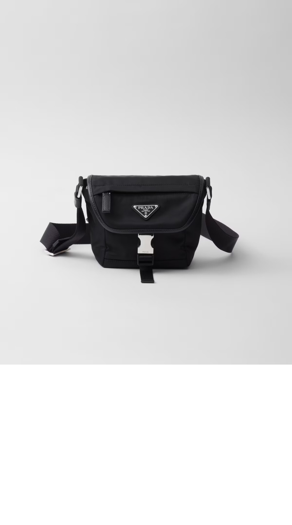 리나일론 및 사피아노 가죽 숄더백 2VD070 > Re-Nylon - 레나일론