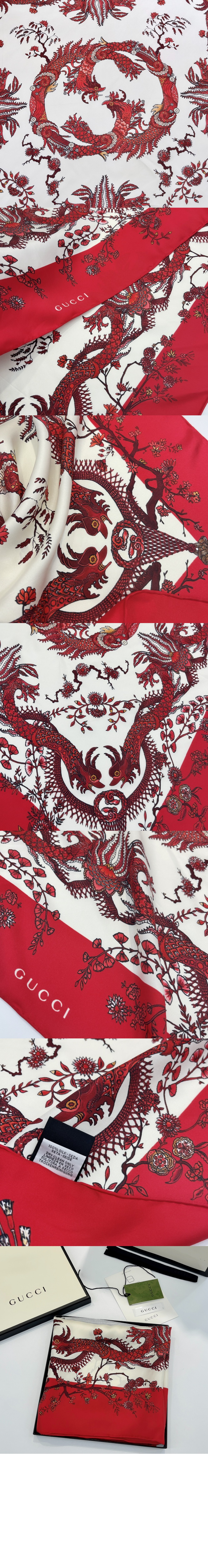 상룡 프린트 실크 스카프 774314 > Etc - 기타제품