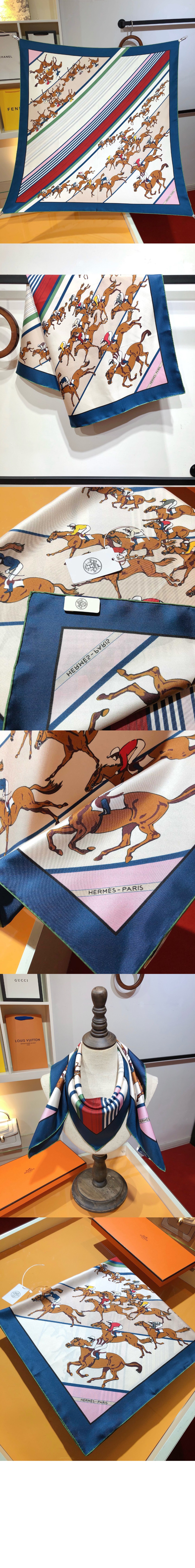 Les Courses 스카프 90 > 에르메스