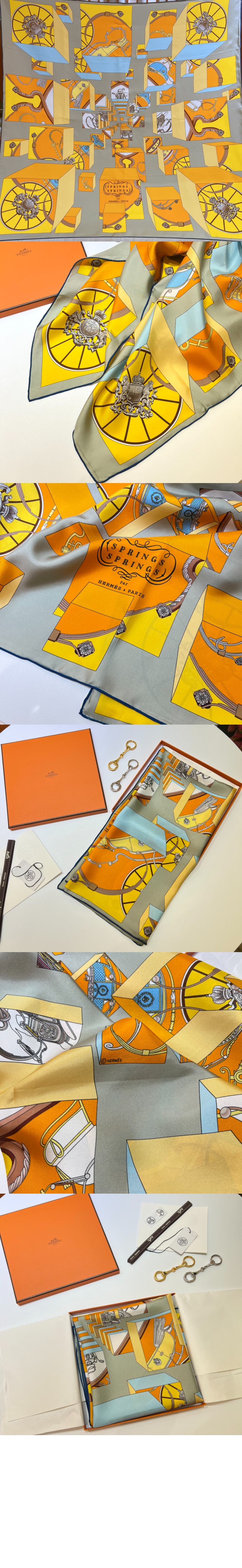 Springs Springs  스카프 90 > 에르메스