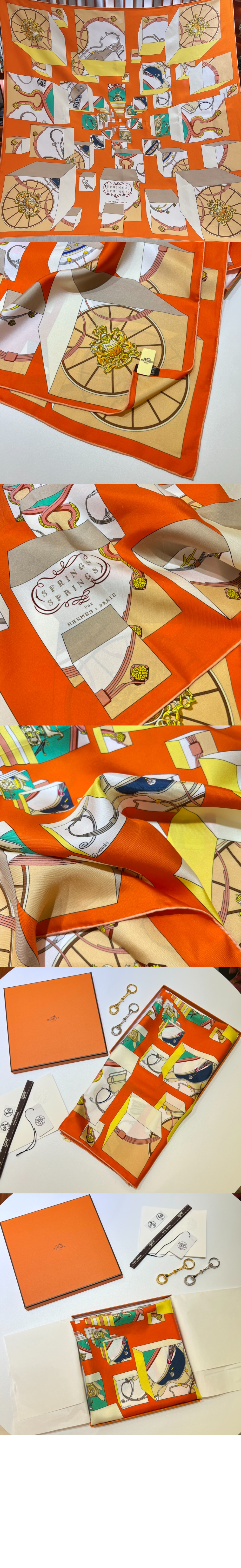 Springs Springs  스카프 90 > 에르메스