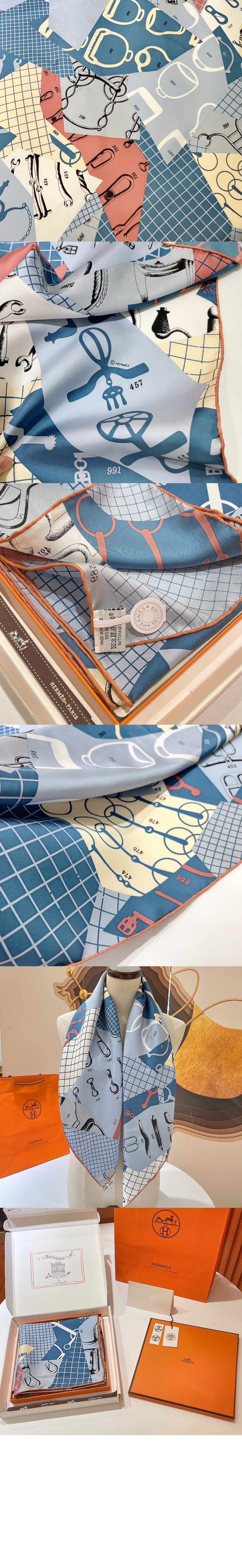 Les Petits Papiers d'  스카프 90 > 에르메스