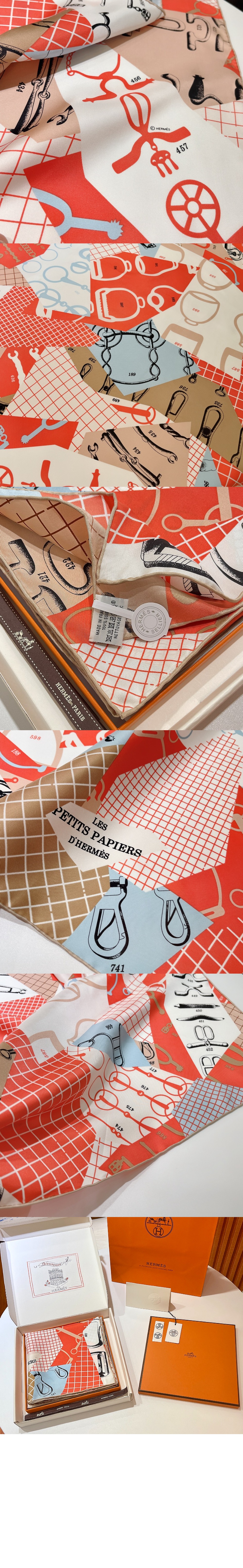 Les Petits Papiers d'  스카프 90 > 에르메스