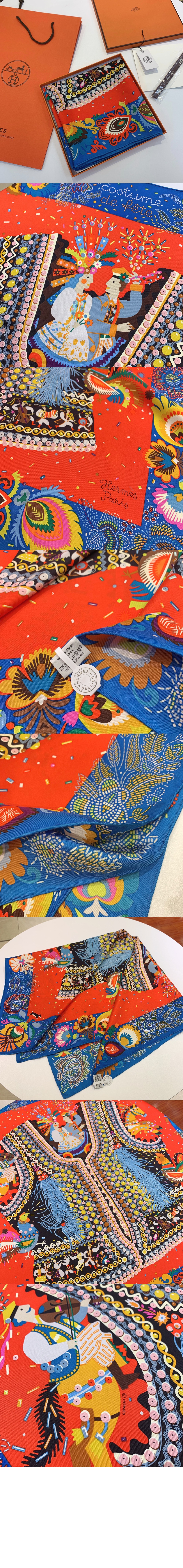 Costume de Fete 스카프 90 > 에르메스