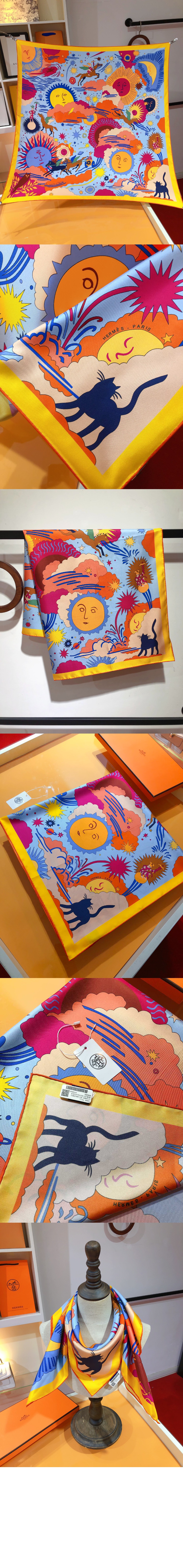 Au Royaume d'Helios 스카프  90 > 에르메스