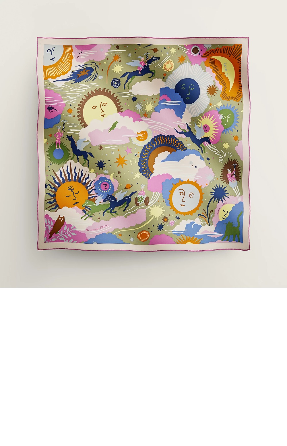 Au Royaume d'Helios 스카프  90 > 에르메스