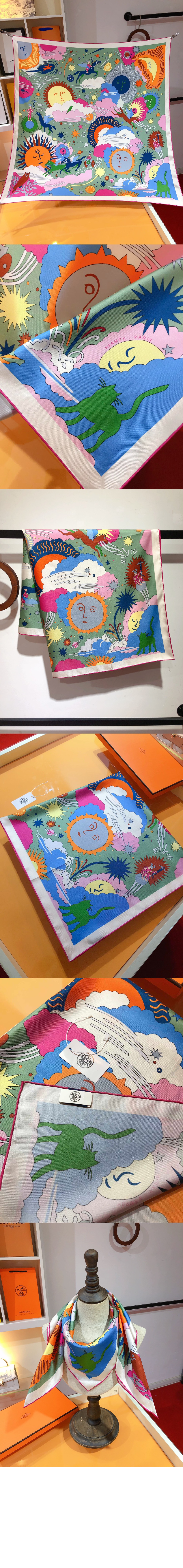 Au Royaume d'Helios 스카프  90 > 에르메스