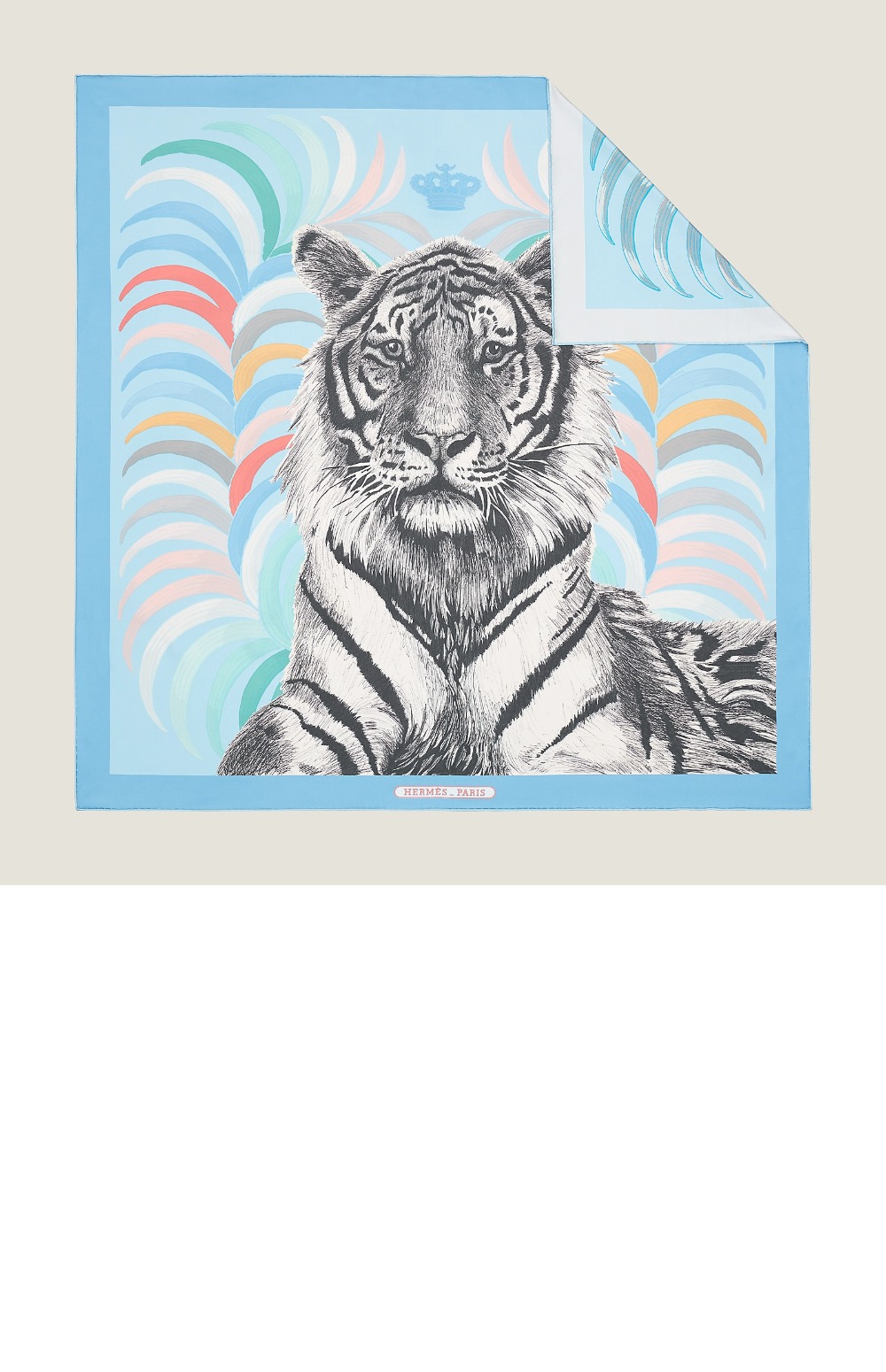 Tigre Royal 더블 페이스 스카프 90 > 에르메스