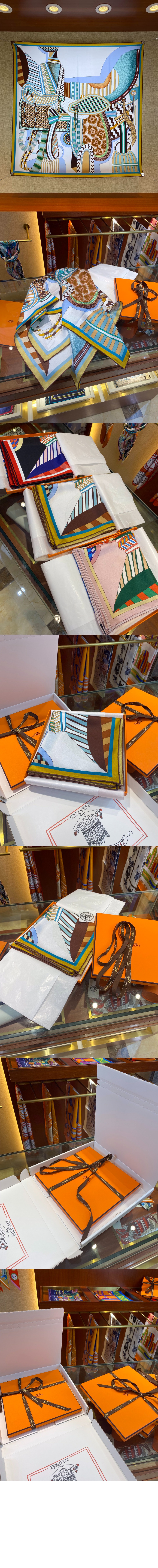 La Selle Imaginair  스카프 90 > 에르메스