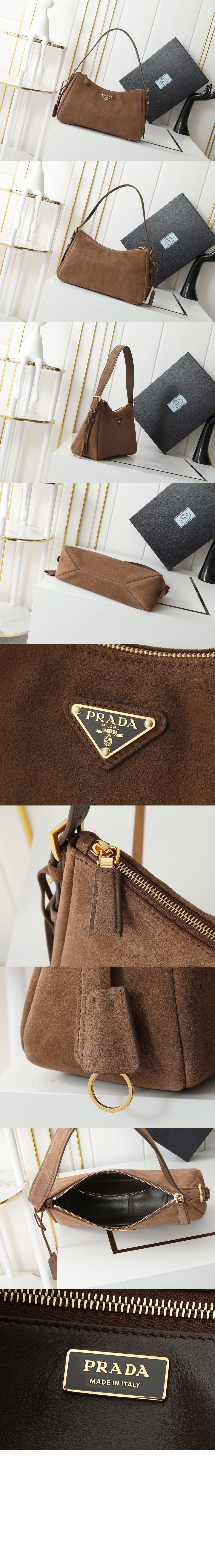 에메 미디엄 스웨이드 숄더백 1BC229 > Aimee - 아이메