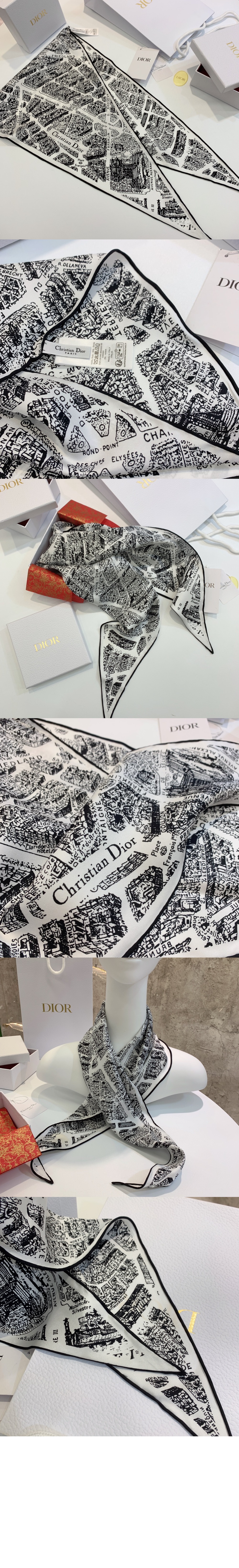 Plan de Paris Dior Diamond 스카프 32PAR > 디올