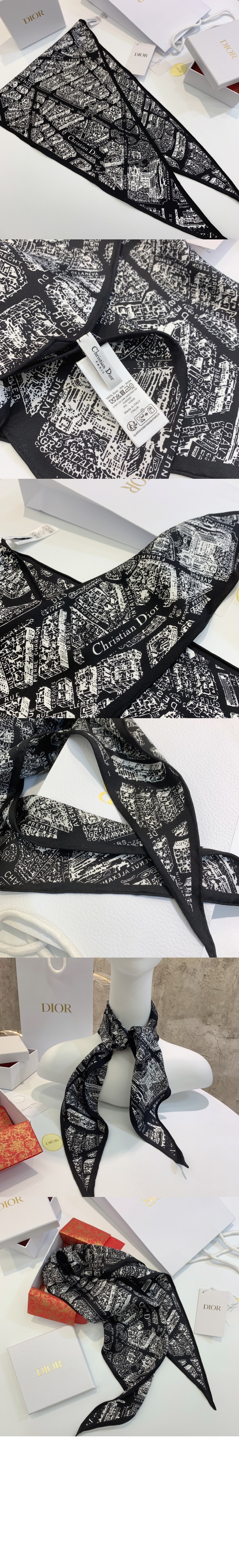 Plan de Paris Dior Diamond 스카프 32PAR > 디올