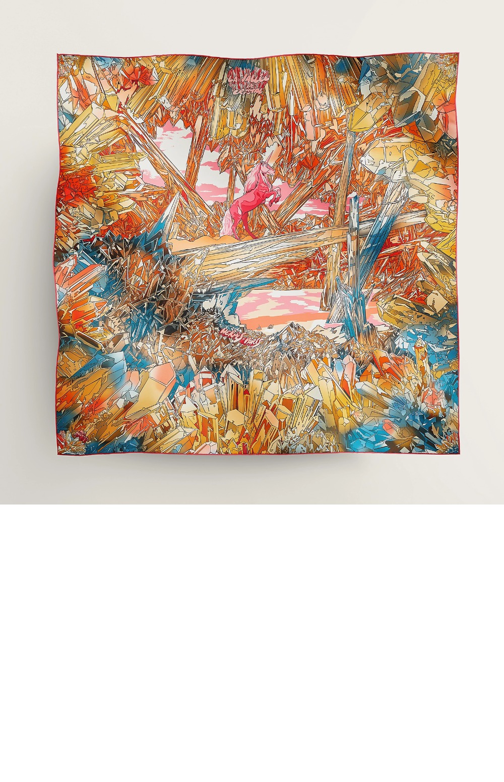 La Vallee de Cristal 스카프 90 > 에르메스