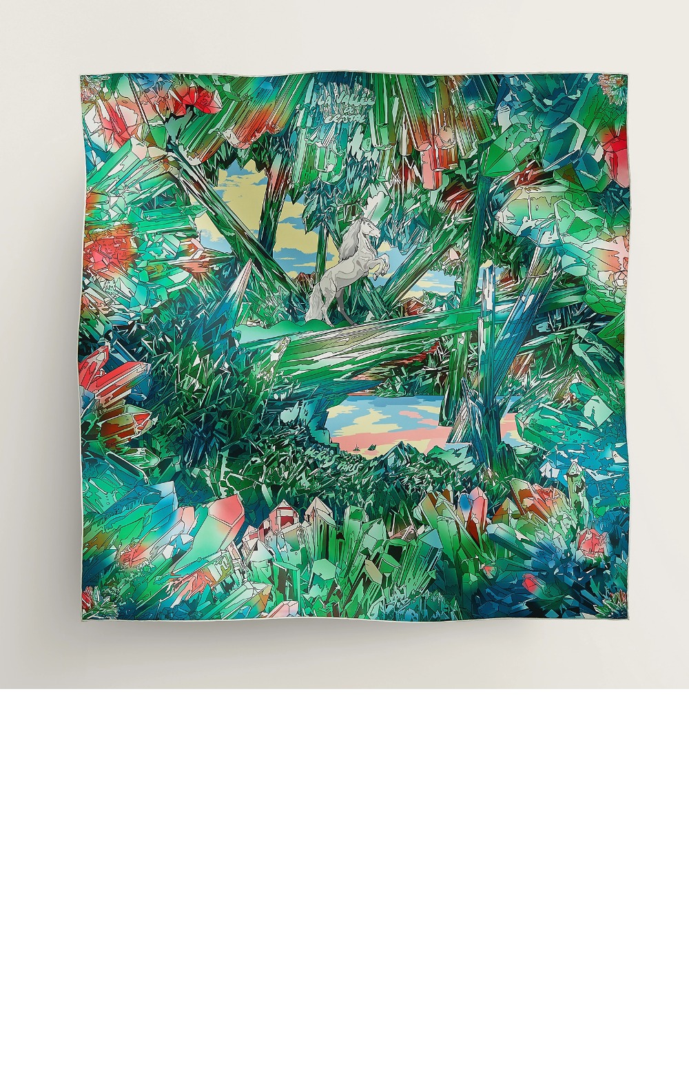 La Vallee de Cristal 스카프 90 > 에르메스