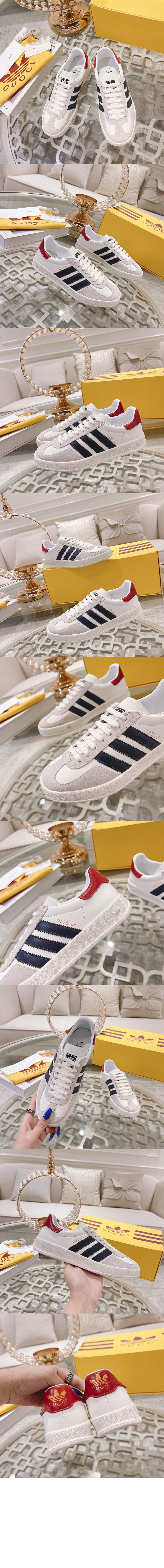 아디다스 x 구찌 가젤 스니커즈 707861 > 구찌