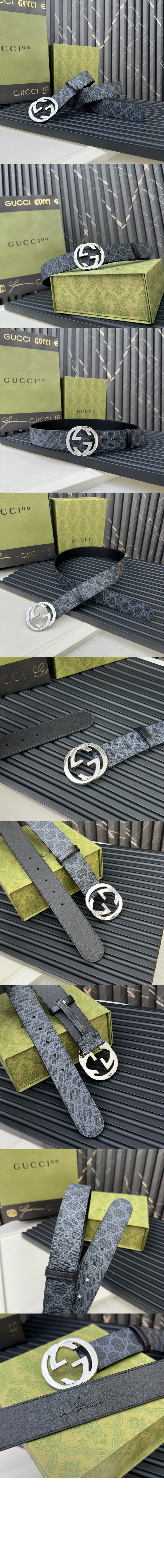 인터로킹 G 버클 GG 벨트 411924 > 구찌