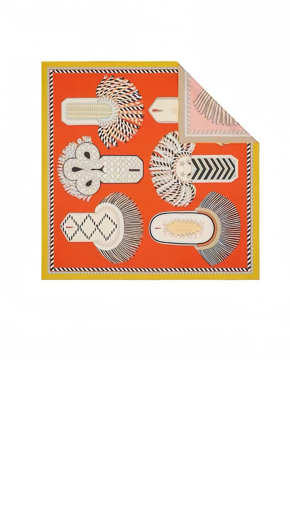 Carré 90 Double-sided Gala 스카프 90 > 에르메스