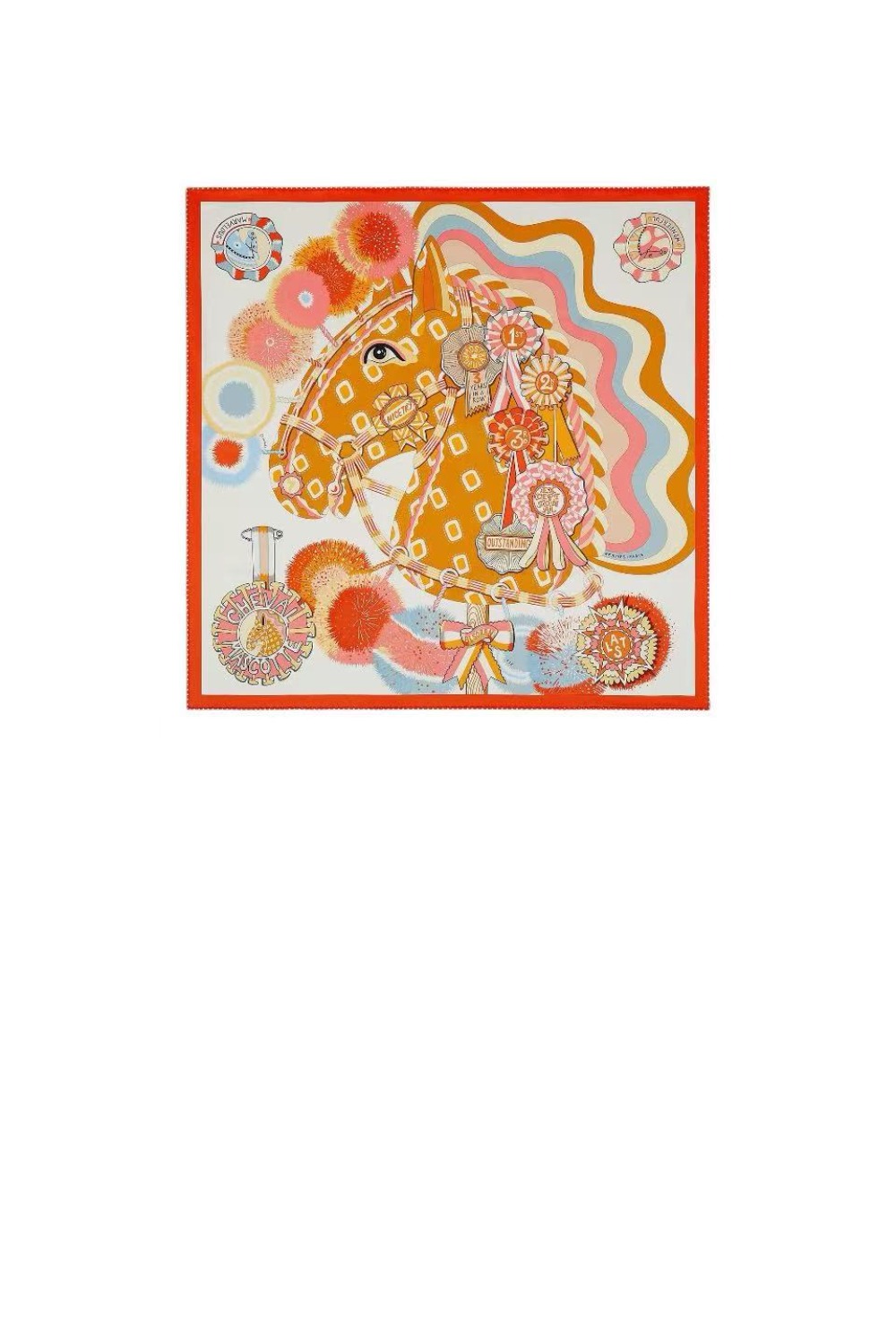 Cheval Mascotte 스카프 90 > 에르메스