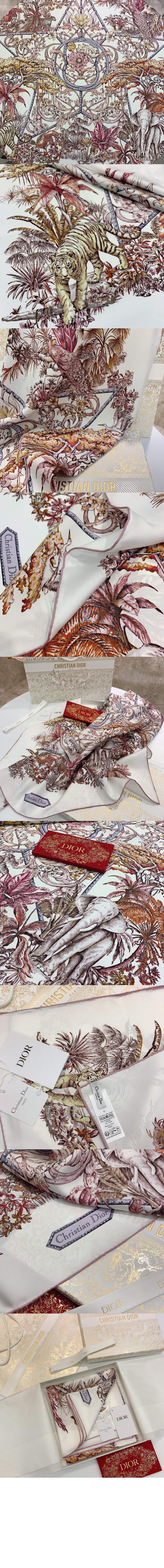 Etoile de Voyage 스퀘어 스카프 90 34YAN > 디올