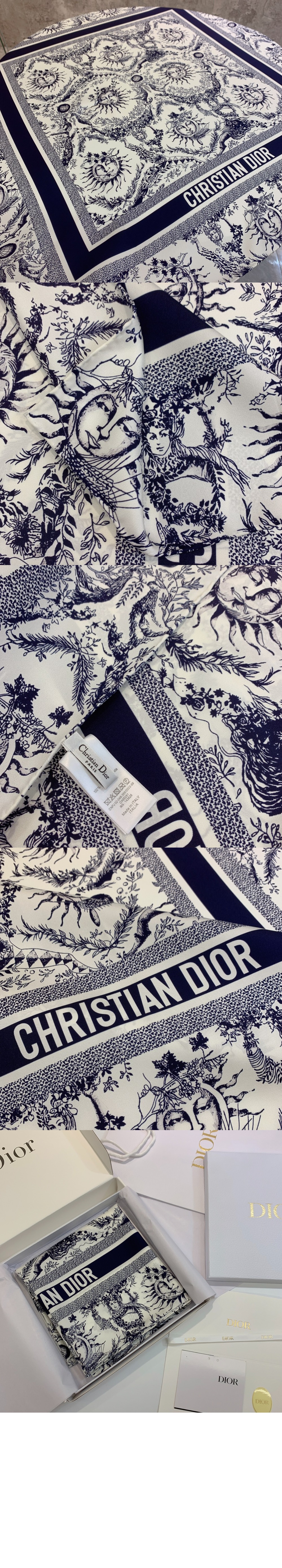 까레 90 일 드  주이 스퀘어 스카프 42SOL > 디올