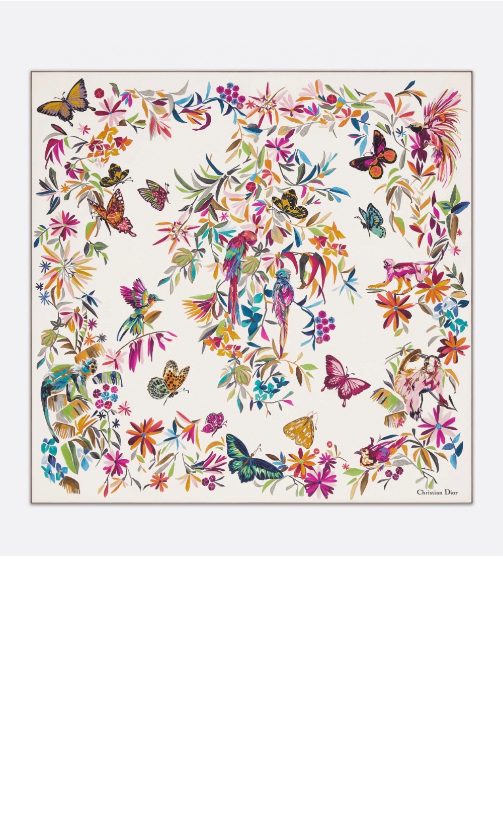 스퀘어 스카프 41FAN > 디올