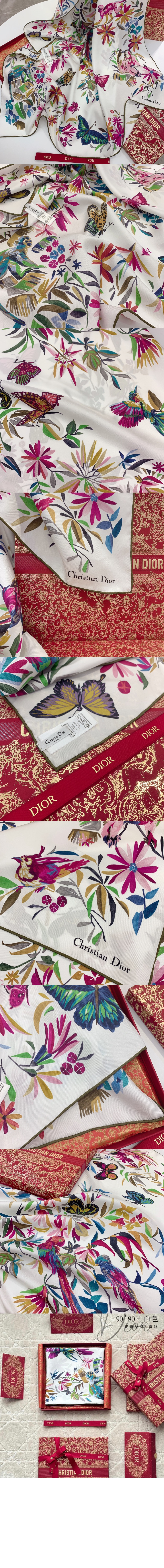 스퀘어 스카프 41FAN > 디올