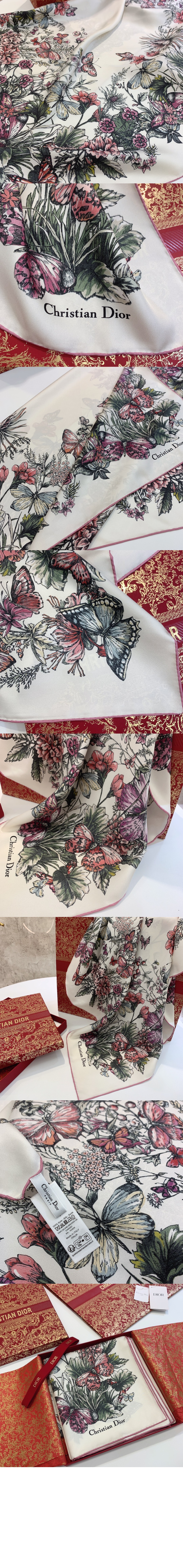 Mexico Milleiorl 90 스퀘어 스카프 41BAL > 디올