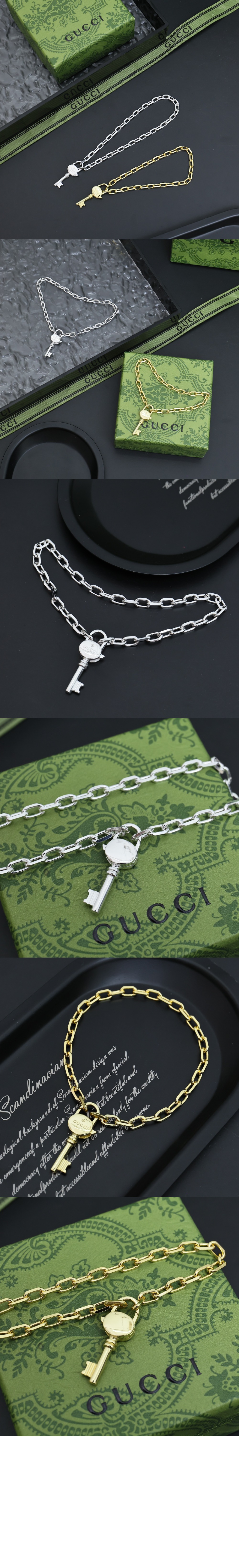 키가 달린  트레이드마크 체인 팔찌 796345 > Etc - 기타제품