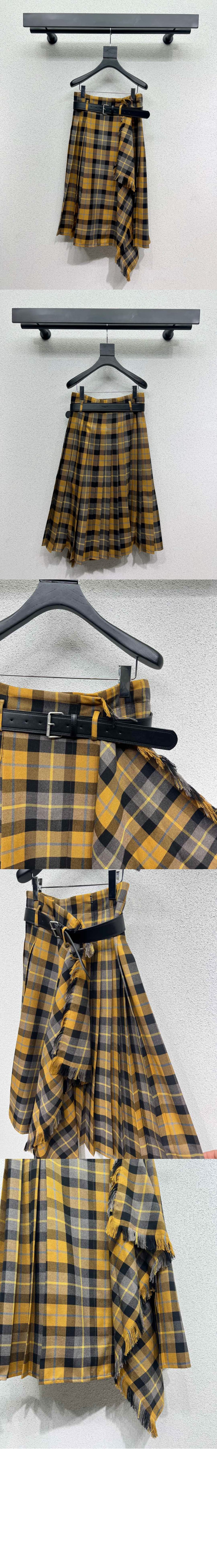 벨트 미디 드레이프 스커트 > Etc - 기타제품