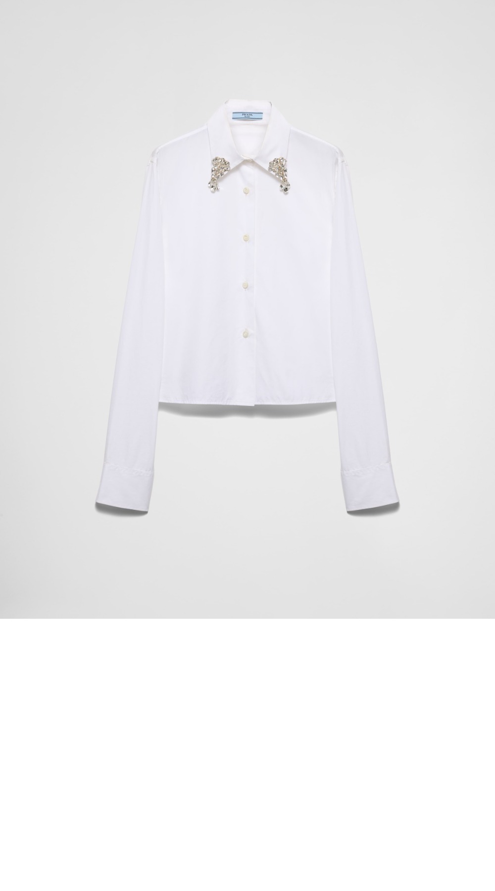 자수 포플린 셔츠 > 프라다
