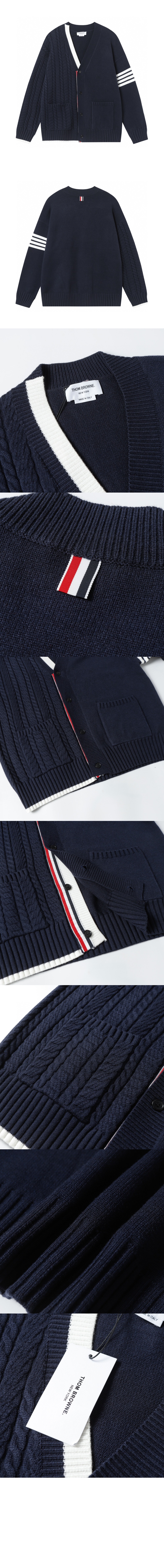 캐시미어 카디건 > 톰브라운